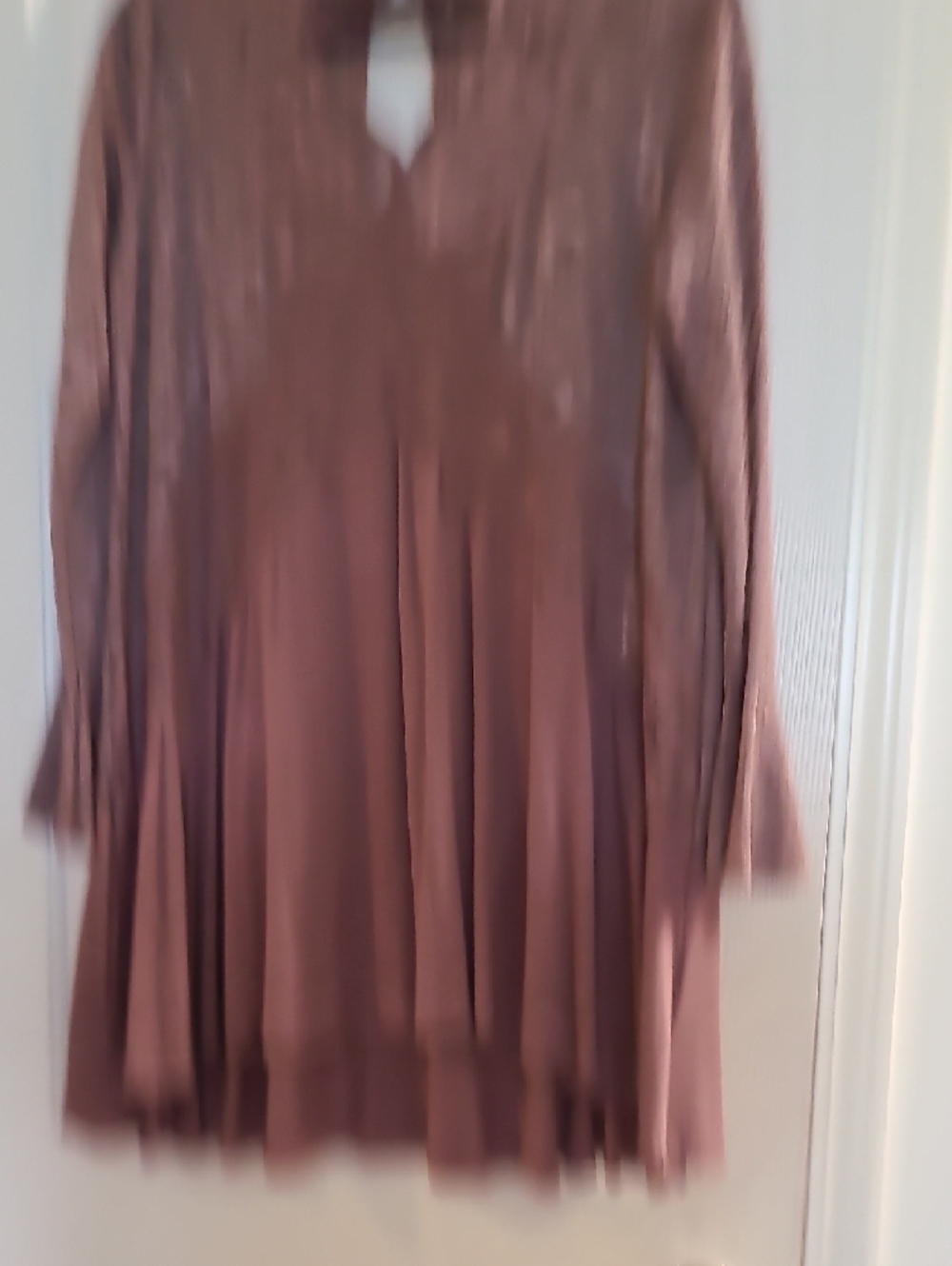 Listicle Dusty Mauve Ribbed-Trim Top - Picture 7 of 11